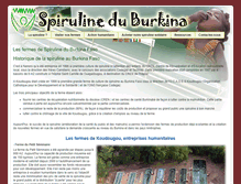 Tablet Screenshot of es.spirulineburkina.org